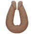 RealRock Double Dong 14 - dildo dublu (36cm) - natur închis