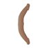 RealRock Double Dong 14 - dildo dublu (36cm) - natur închis