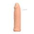 RealRock - mânecă pentru penis 17cm - culoare naturală