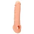 RealRock - Sleeve pentru penis - extensie 21cm - culoare naturală
