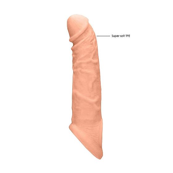 RealRock Manta de Penis 8 - manșon de penis (21cm) - natural