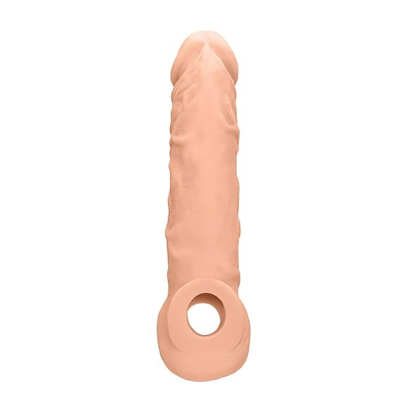 RealRock - Sleeve pentru penis - extensie 21cm - culoare naturală
