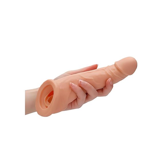 RealRock - Sleeve pentru penis - extensie 21cm - culoare naturală