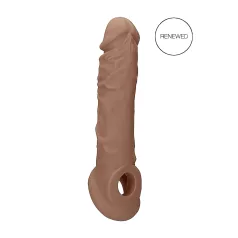   RealRock - mânecă pentru penis - 21 cm - culoare natur închis