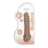 RealRock - mânecă pentru penis - 21 cm - culoare natur închis