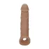 RealRock - mânecă pentru penis - 21 cm - culoare natur închis