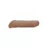 RealRock - mânecă pentru penis - 21 cm - culoare natur închis