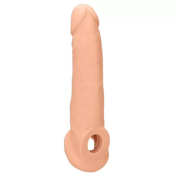 RealRock - mânecă pentru penis - 21,5 cm - culoare naturală