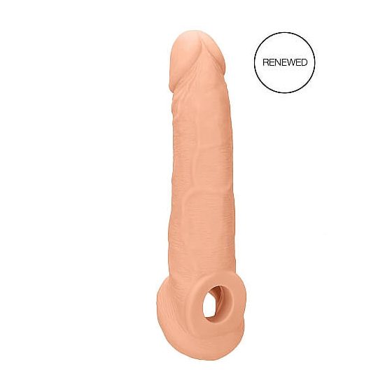 RealRock Penis Sleeve 9 - Hüvely a peniszhez (21,5cm) - natur