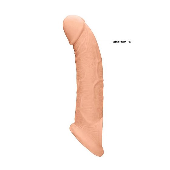 RealRock Penis Sleeve 9 - Hüvely a peniszhez (21,5cm) - natur