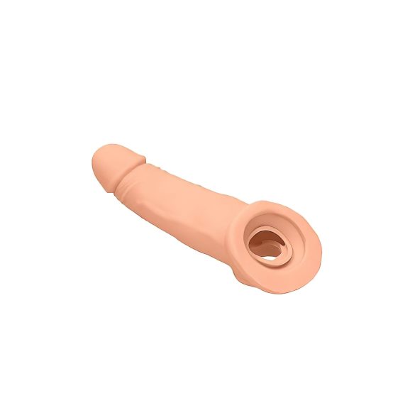 RealRock - mânecă pentru penis - 21,5 cm - culoare naturală