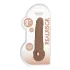 RealRock - mânecă pentru penis - prelungire 21,5cm - culoare natural închis