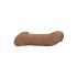 RealRock - mânecă pentru penis - prelungire 21,5cm - culoare natural închis
