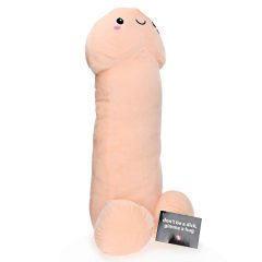   Jucărie de plus în formă de penis pentru îmbrățișat - 100cm (natural)