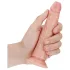 RealRock Slim - dildo realist - 15,5cm - culoare naturală