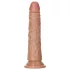 RealRock - dildo realist 15,5cm - subțire - culoare natur închis