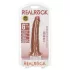 RealRock - dildo realist 15,5cm - subțire - culoare natur închis