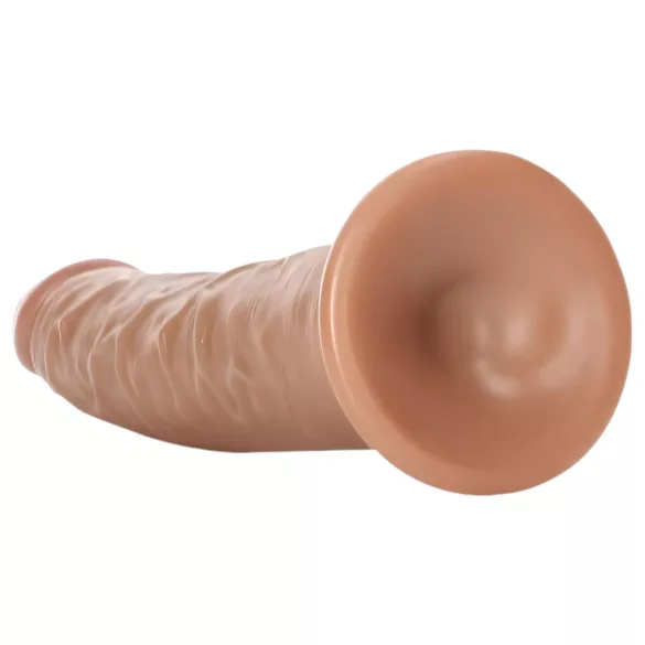 RealRock - dildo realist 15,5cm - subțire - culoare natur închis