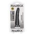 RealRock - dildo realist slim - 15,5cm - negru