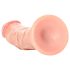 RealRock - dildo realist 15,5cm cu ventuză (natur)