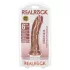 RealRock - dildo realistico - 15,5 cm - culoare natur închis