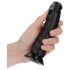 RealRock - Dildo realist cu ventuză 15,5cm (negru)