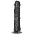 RealRock - Dildo realist cu ventuză 15,5cm (negru)