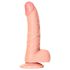 RealRock - dildo realist cu ventuză - 15,5cm (natur)