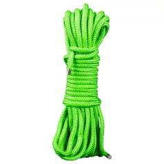 Ouch! - sfoară bondage fosforescentă - 5m - verde