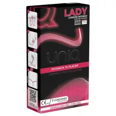 Uniq Lady - prezervative pentru femei - 3 bucăți