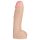 Dildo realist, Vac-U-Lock Hung 12 - natural, cu testicule