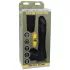 Doc Johnson - vibrator cu piston automat mini cu telecomandă - negru