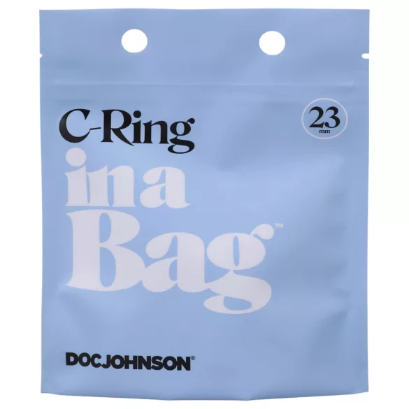 Doc Johnson - inel pentru penis - silicon - negru