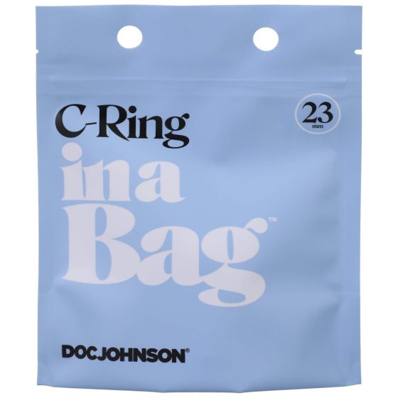 Inel penian din silicon Doc Johnson C-Ring (negru)