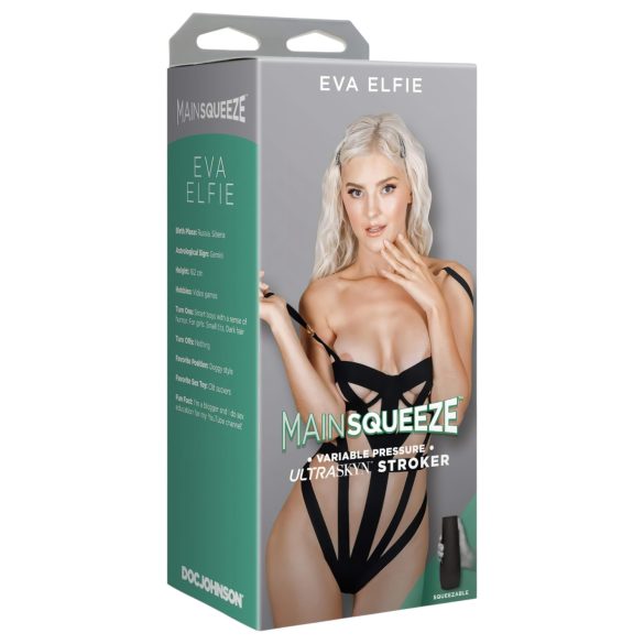 Doc Johnson Eva Elfie - masturbator realist vagin Ultraskyn - culoare naturală