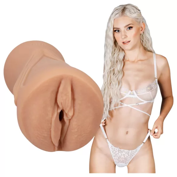 Doc Johnson Eva Elfie - vagină realistă Ultraskyn - culoare naturală
