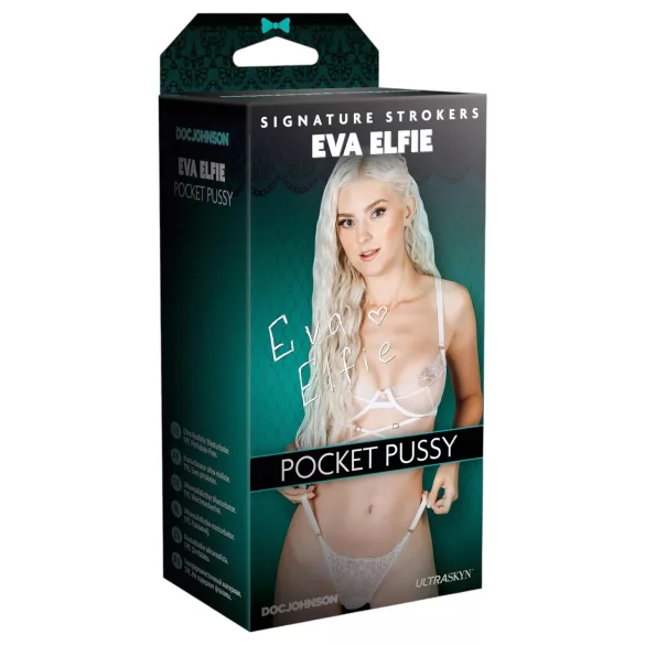Doc Johnson Eva Elfie - vagină realistă Ultraskyn - culoare naturală