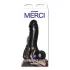 Doc Johnson The Perfect Cock - dildo realist (negru) - 19 cm