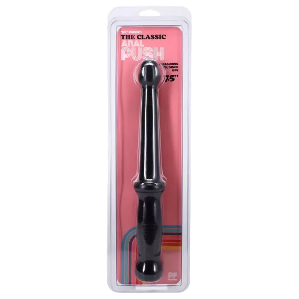 Doc Johnson - dildo anal cu mâner - silicon negru