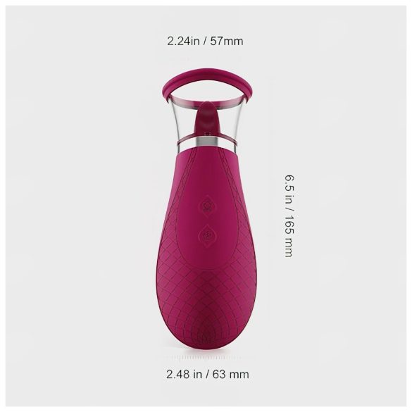 Honey Play Box Scioness - vibrator pentru clitoris cu sucțiune și lins - roz