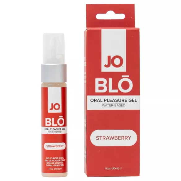 System JO BLO - gel oral aromatizat, căpșuni (30 ml)