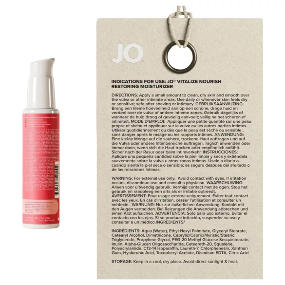 System JO Vitalize - cremă hidratantă intimă (60 ml)