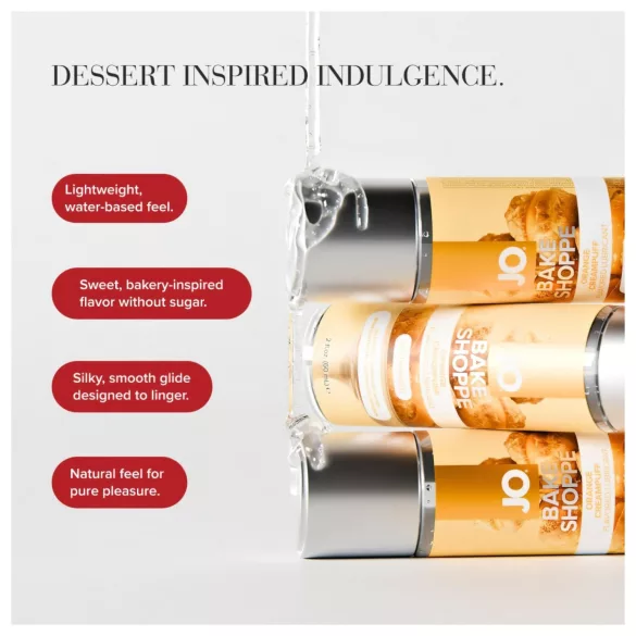 System JO Bake Shoppe - lubrifiant aromat, choux à la crème (60 ml)