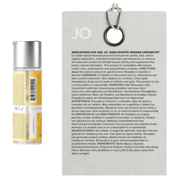 System JO Bake Shoppe - lubrifiant aromat, choux à la crème (60 ml)