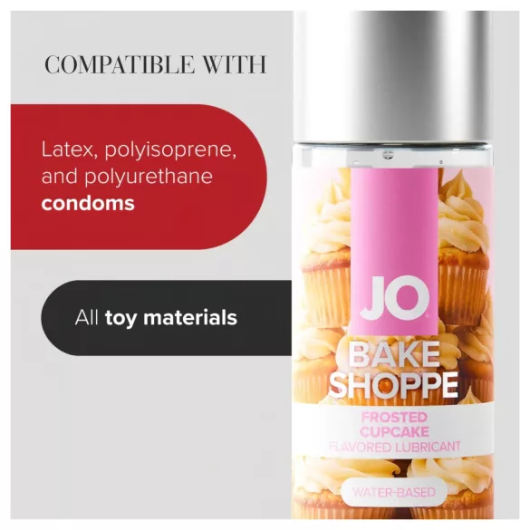 System JO Bake Shoppe - lubrifiant aromat, brioșă cu glazură de zahăr (60 ml)