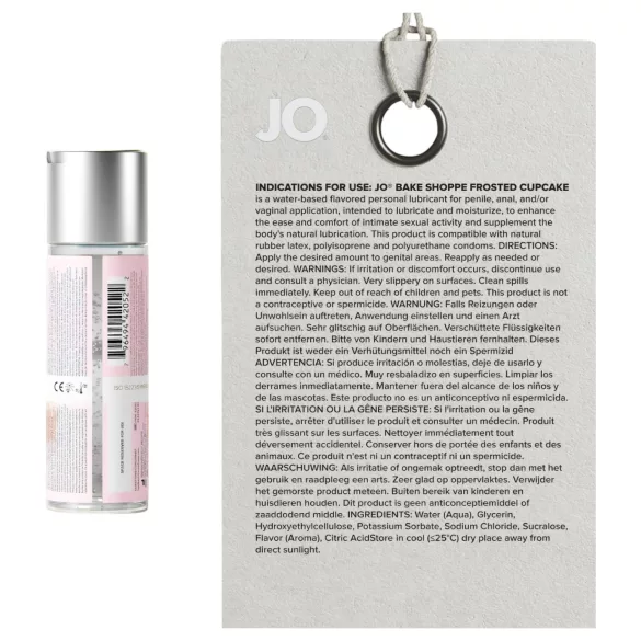 System JO Bake Shoppe - lubrifiant aromat, brioșă cu glazură de zahăr (60 ml)