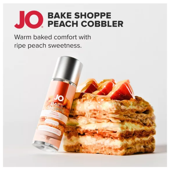 System JO Bake Shoppe - lubrifiant aromatic, plăcintă cu piersici (60 ml)
