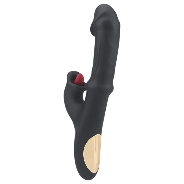 Wilson - vibrator pentru punctul G și clitoris cu braț flexibil - negru