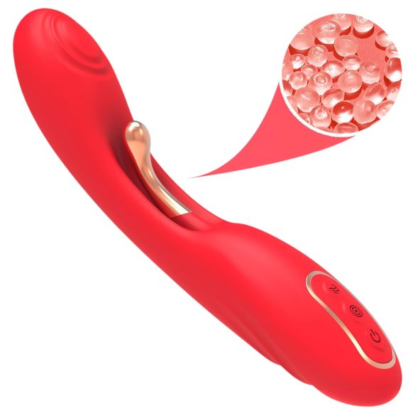 Bestoy - vibrator punctul G cu limbă - roșu