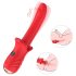 Bestoy - vibrator waterproof pentru punctul G - roșu